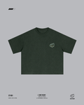 Sendo - Forest Green Boxy Oversized Tee